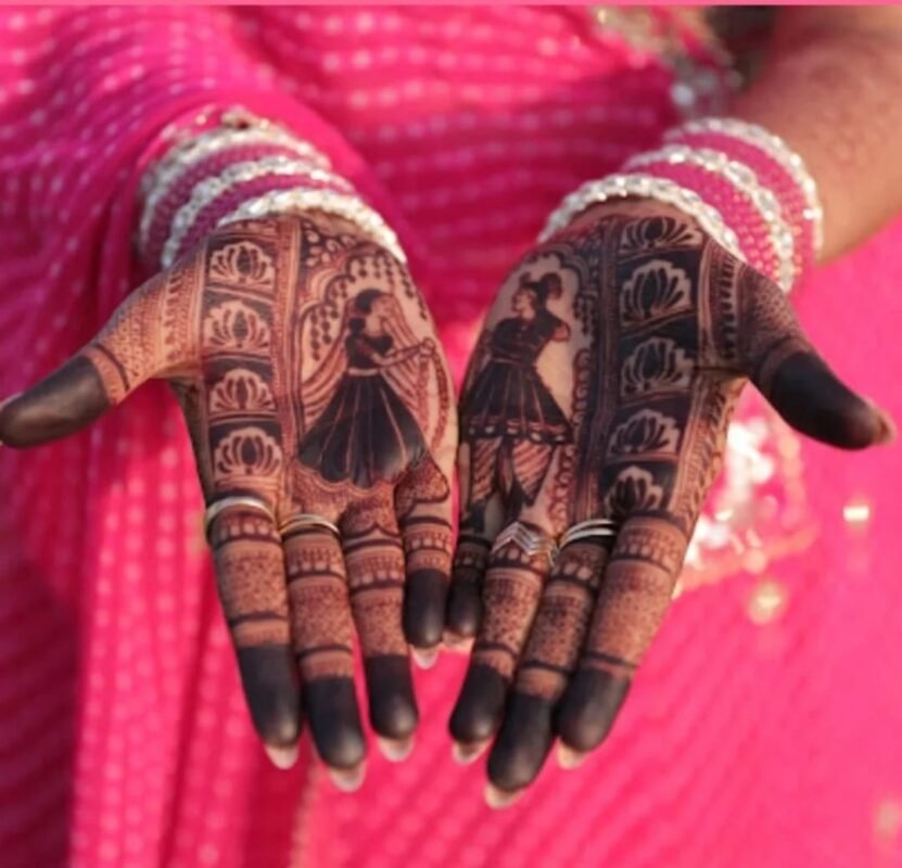 Frount hand Bridal Mehendi Design in Mumbai
